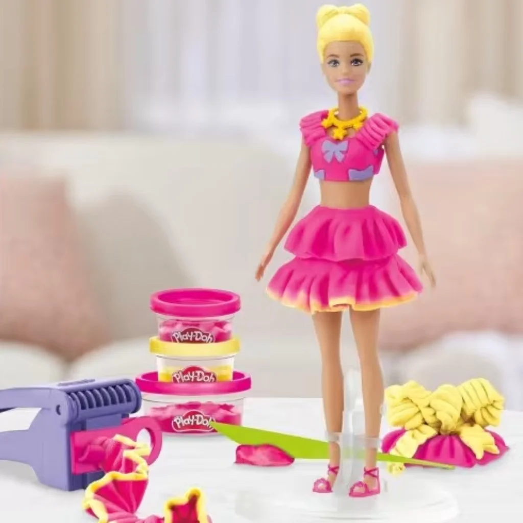 Play-Doh: Barbie fodrok és masnik gyurmaszett - Hasbro kép 3