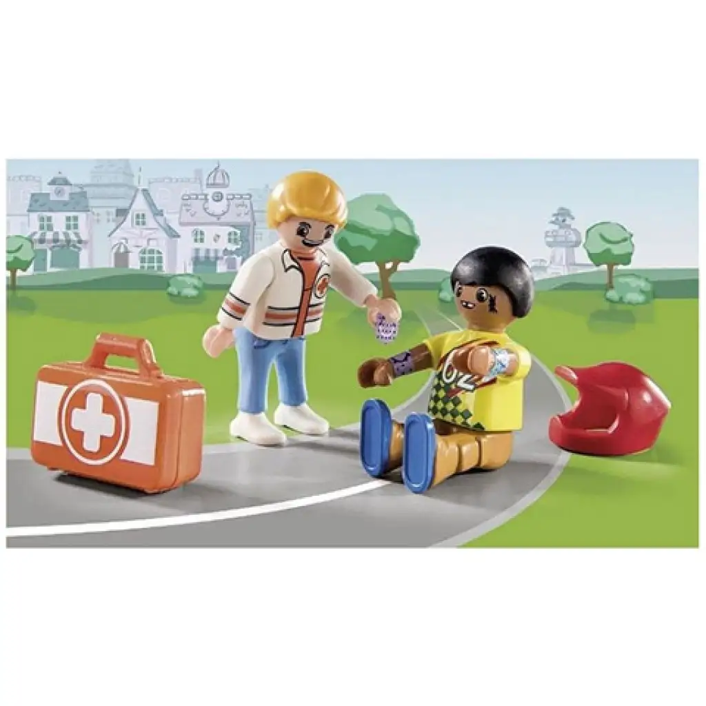 Playmobil: Duck on Call Mentők bevetésen versenybaleset (70919) kép 2