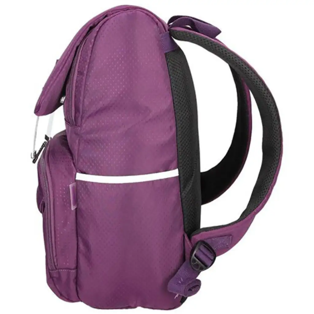 Spirit: Bíbor színű hátizsák fehér pántokkal 47x33x17cm kép 2