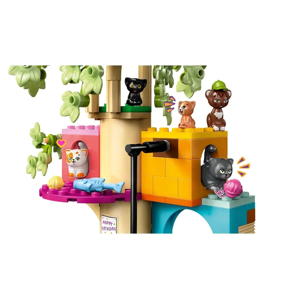 LEGO® Friends: Születésnapi cicazsúr és lombház cicáknak (42666) kép 5