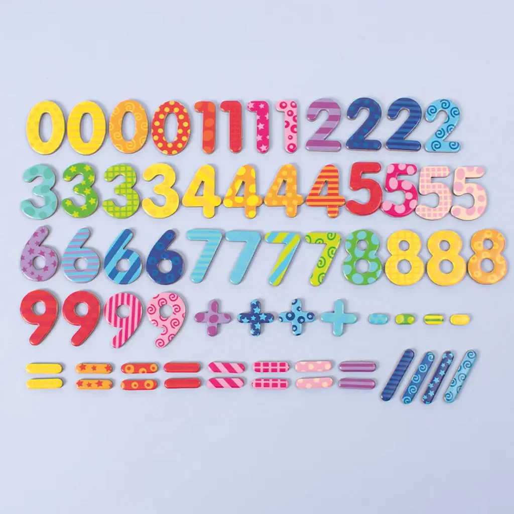 PlayBox: Mágneses számok és szimbólumok 68db-os szett kép 3