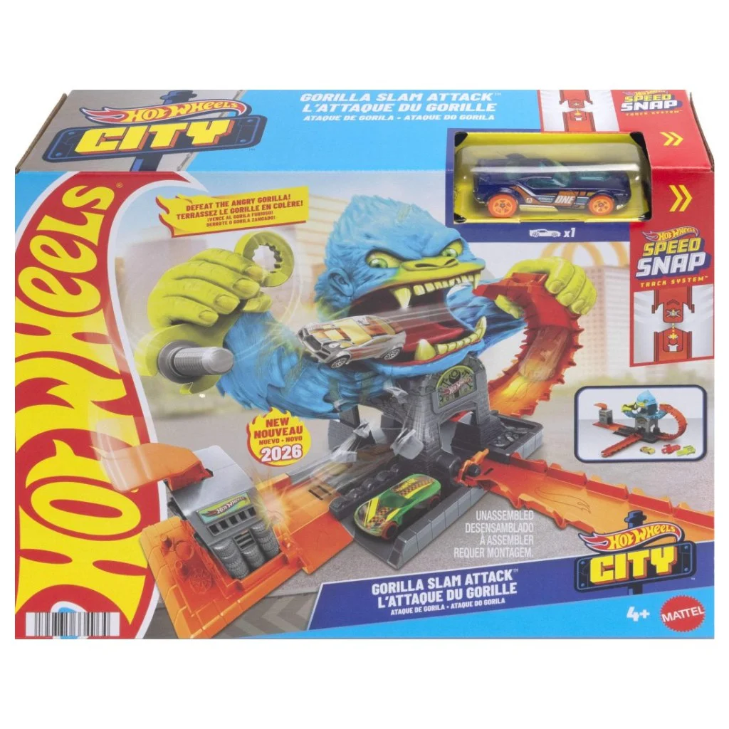 Hot Wheels: Gorilla Slam Attack pályaszett - Mattel
