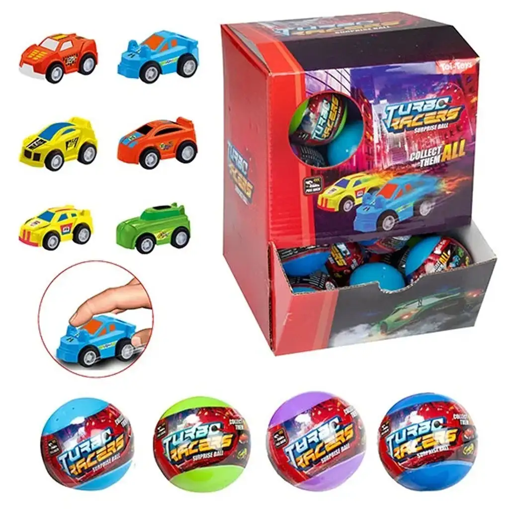 Turbo Racers versenyautók meglepetés tojás 1db