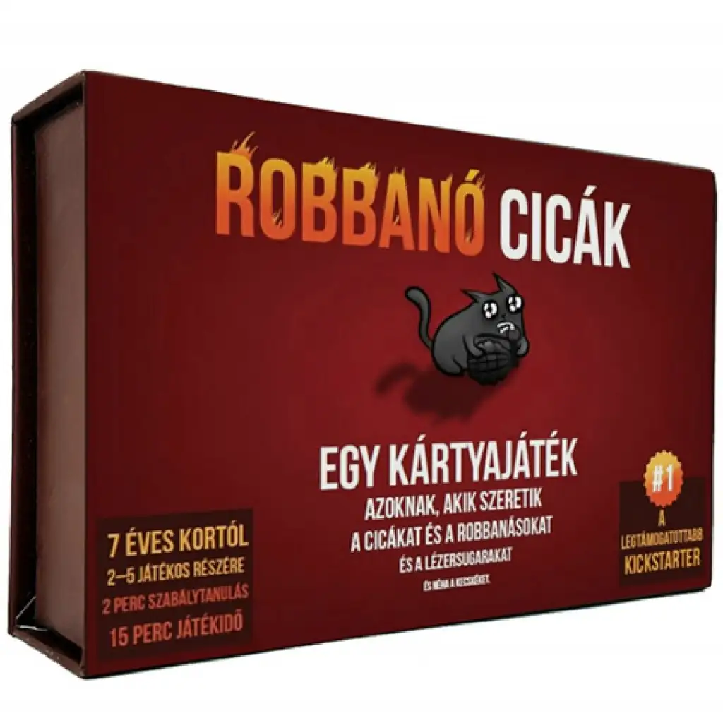Robbanó cicák társasjáték