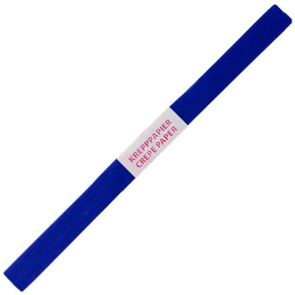 Spirit: Krepp papír sötétkék színben 200x50cm