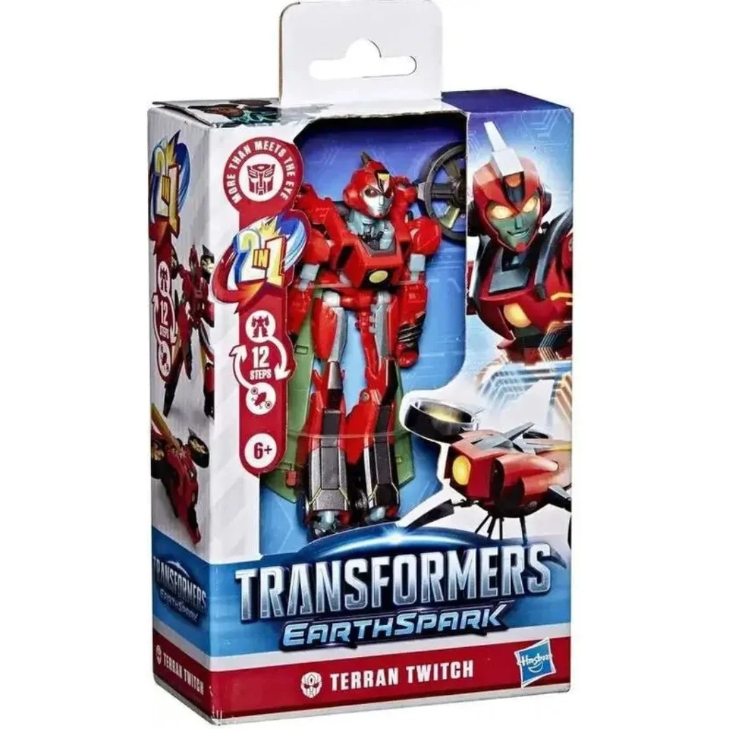 Transformers: EarthSpark Deluxe Terran Twitch átalakítható akciófigura - Hasbro
