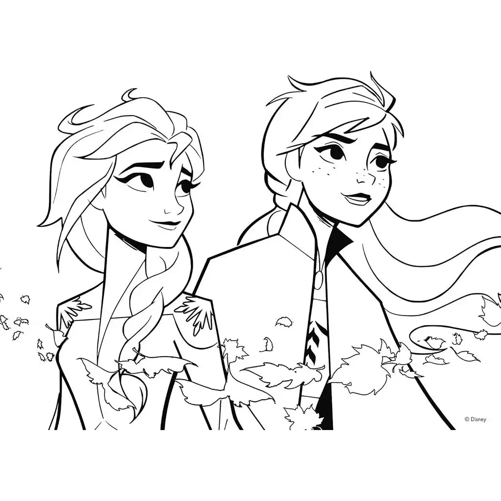 Jégvarázs 2 2az 1-ben 35db-os maxi puzzle és színező 70x50cm - Lisciani kép 2