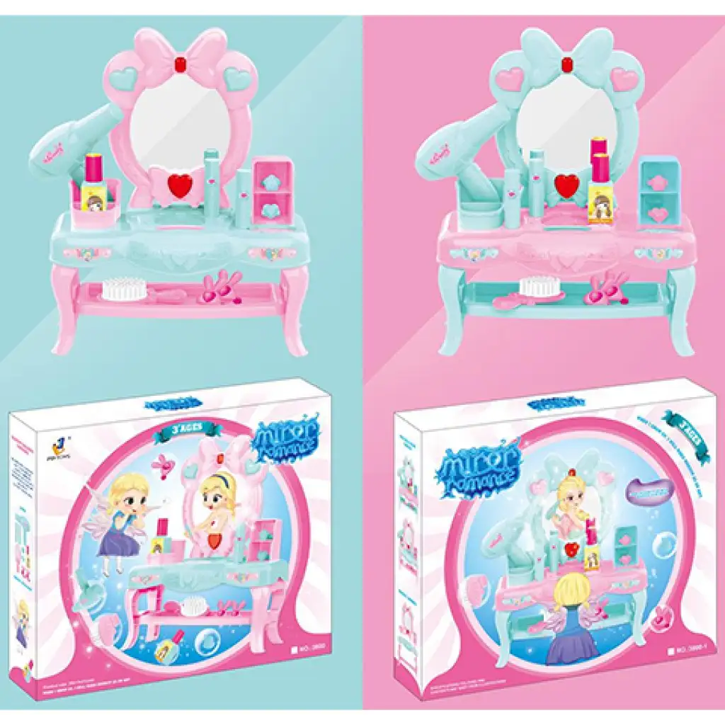 Szépségasztal játékszett kiegészítőkkel kétféle változatban 1db
