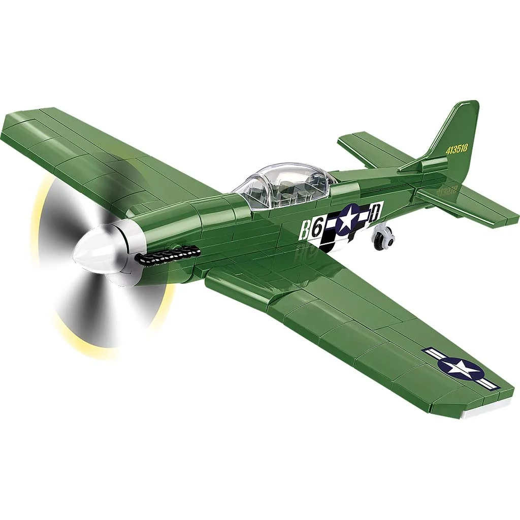 COBI: Mustang P-51D vadászrepülőgép építőjáték (5860) kép 2