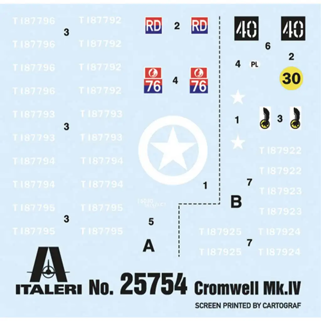 Italeri 1/56 Cromwell Mk. IV tank makett kép 2