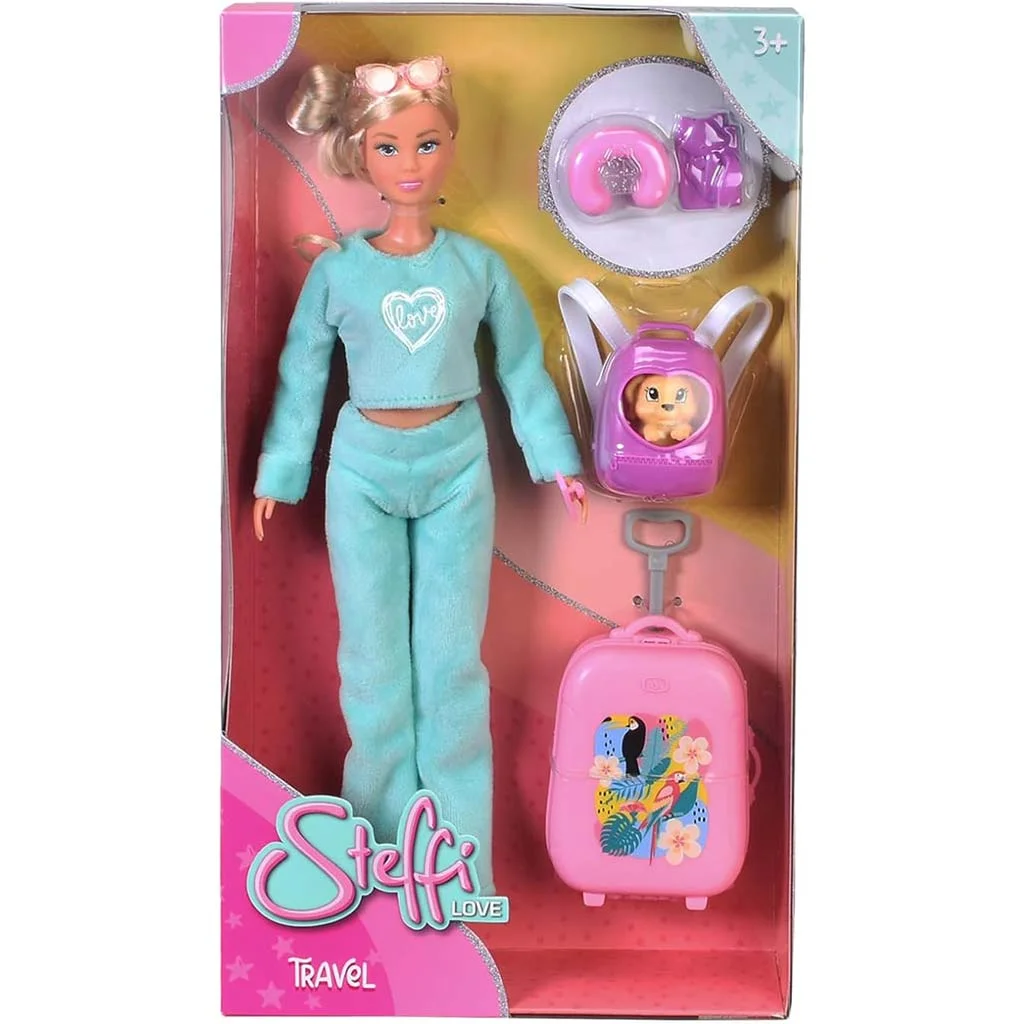 Steffi Love: Utazó Steffi baba játékszett - Simba Toys