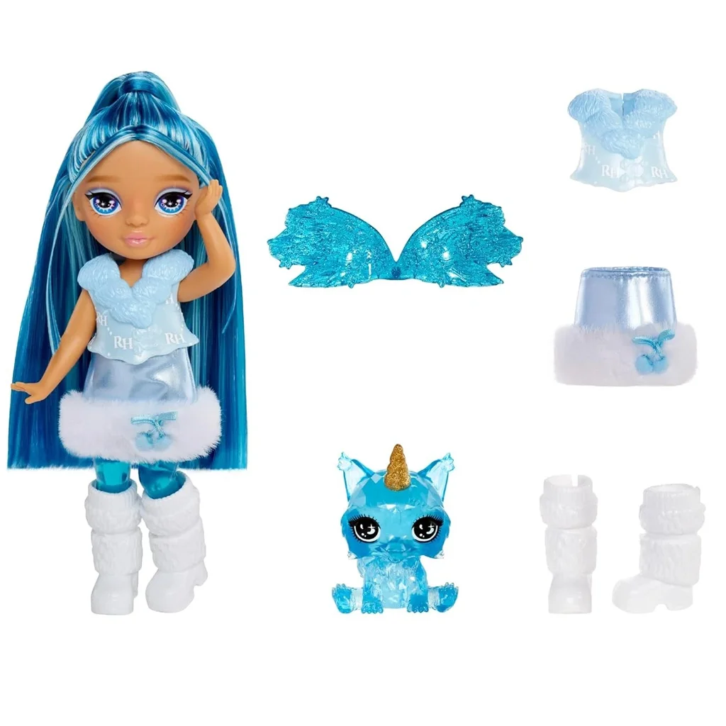 Rainbow High Littles szivárvány tündér Sapphire baba kép 3