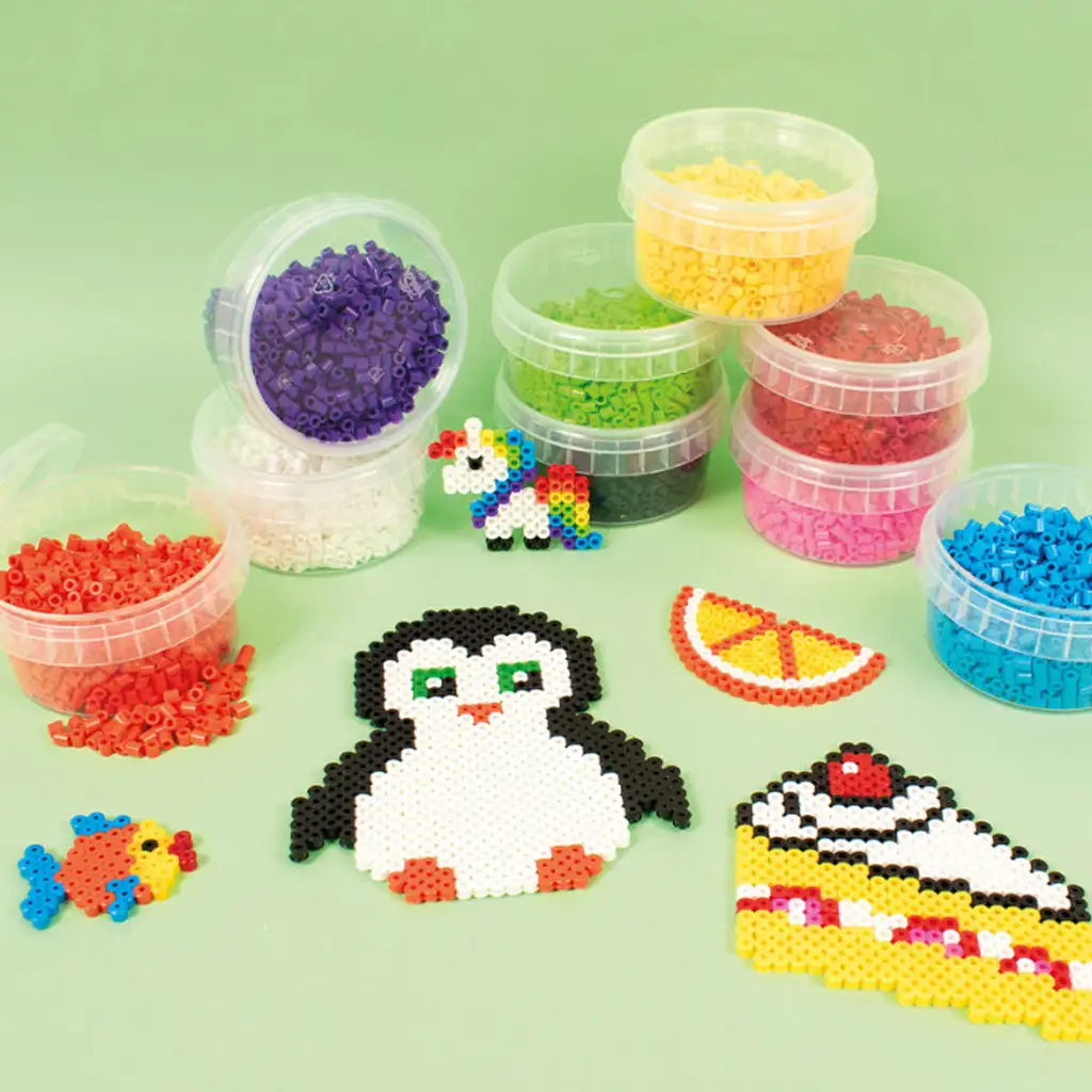 PlayBox: 5mm-es MIDI vasalható gyöngy 9 színben 10000db kép 2