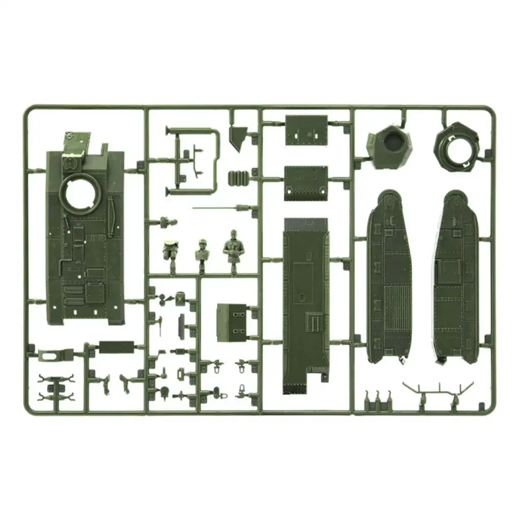Italeri 1/56 Char B1 Bis tank makett kép 5