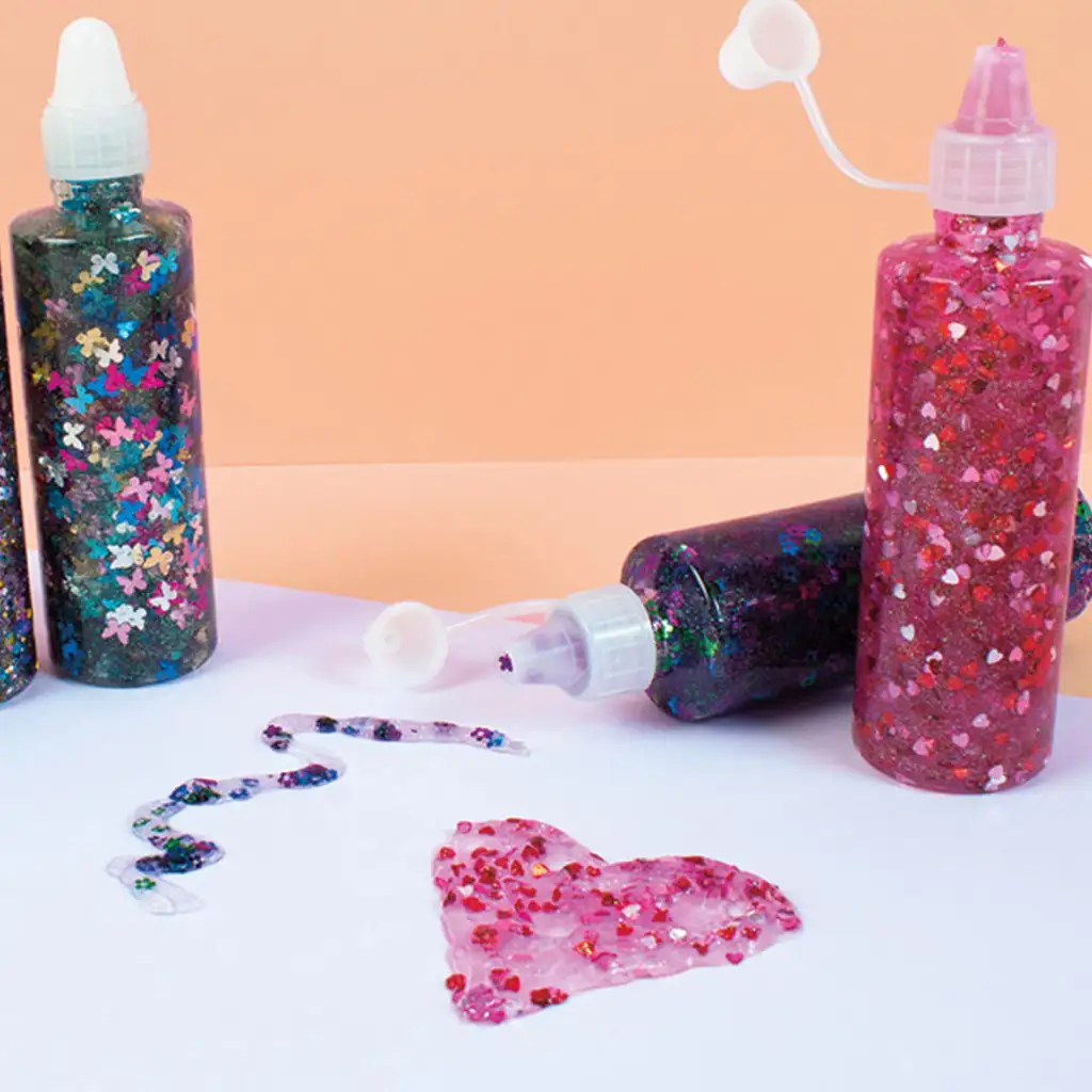 PlayBox: Glitteres ragasztó szett 6db-os kép 2