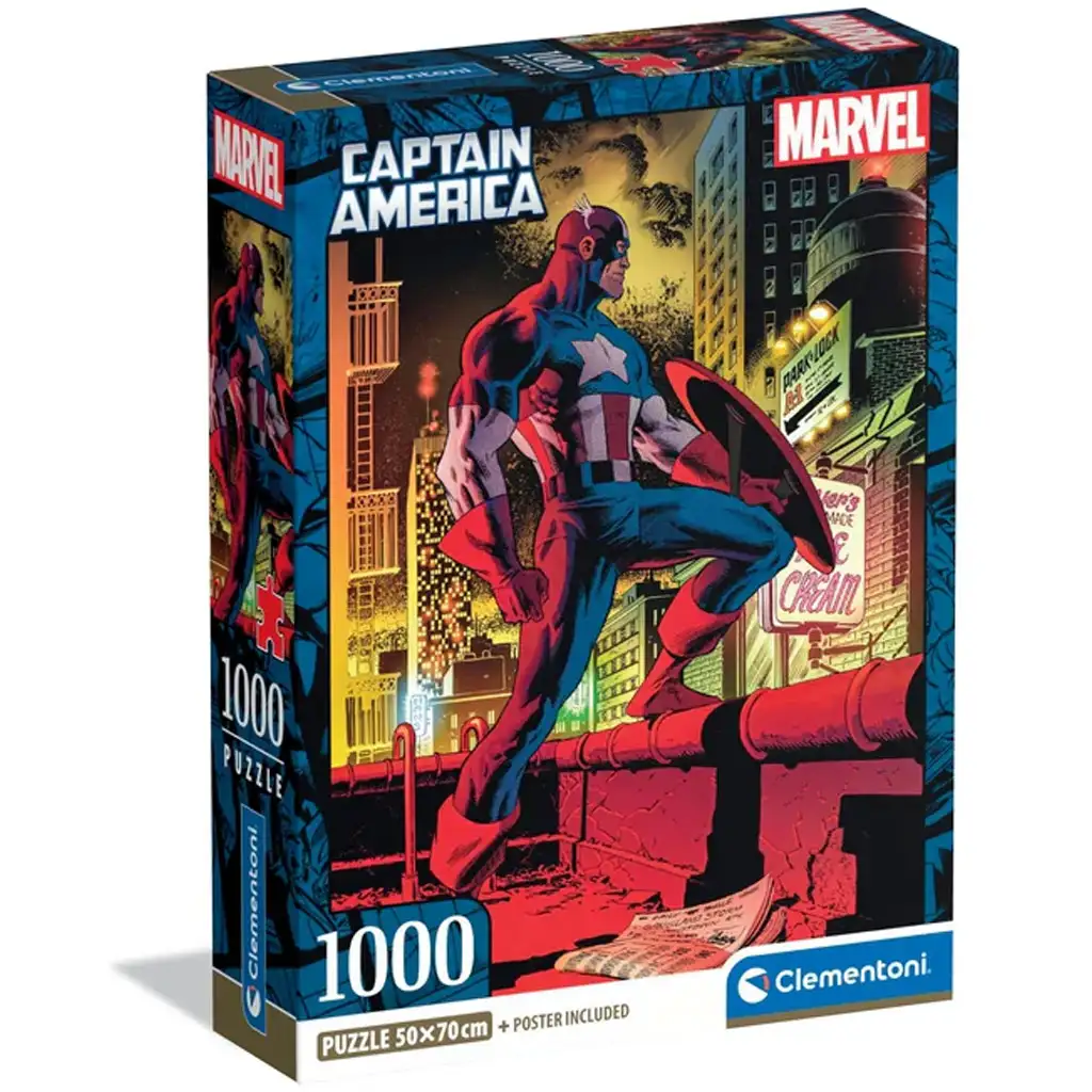 Marvel: Amerika kapitány 1000db-os puzzle - Clementoni