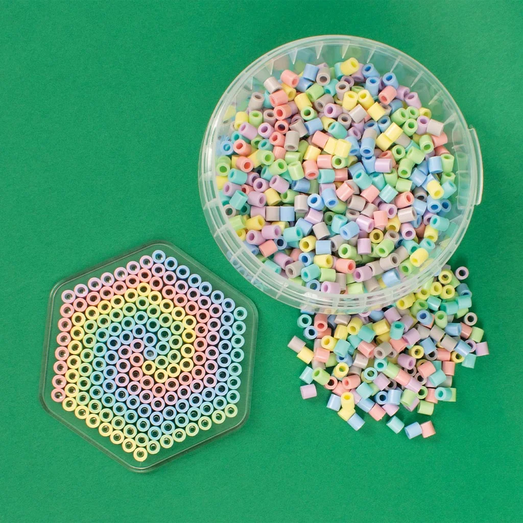 PlayBox: 5mm-es MIDI vasalható gyöngy 1000db-os pasztell színekben kép 2