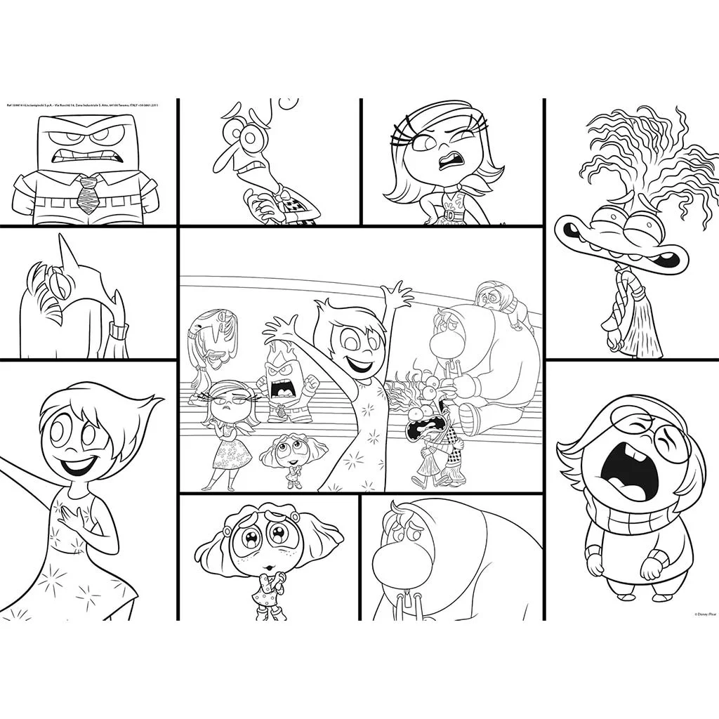 Agymanók 2 2 az 1-ben maxi 150db-os puzzle és színező 70x50cm - Lisciani kép 2