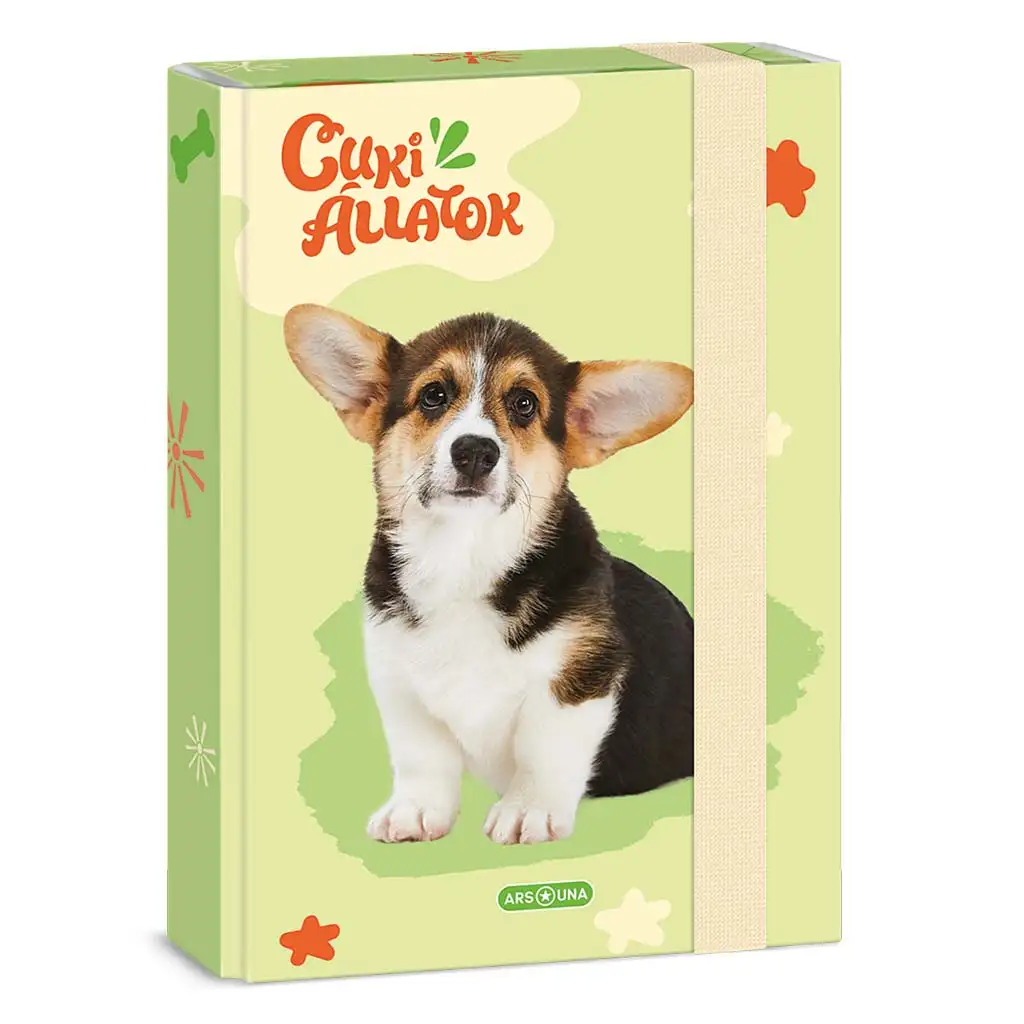 Ars Una: Welsh Corgi bulldog A/5 füzetbox