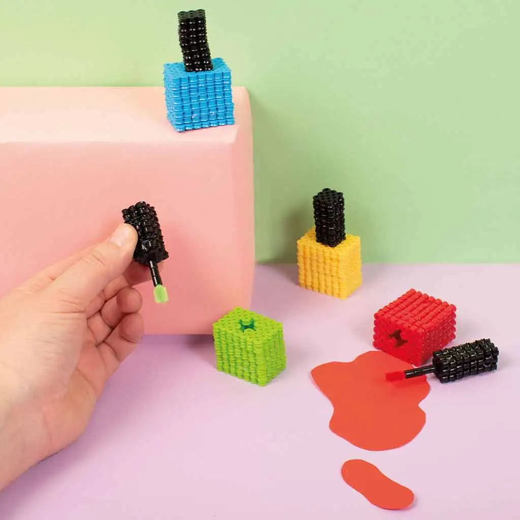 PlayBox: 5mm-es MIDI vasalható gyöngyök 10 színű mix 20.000db kép 5