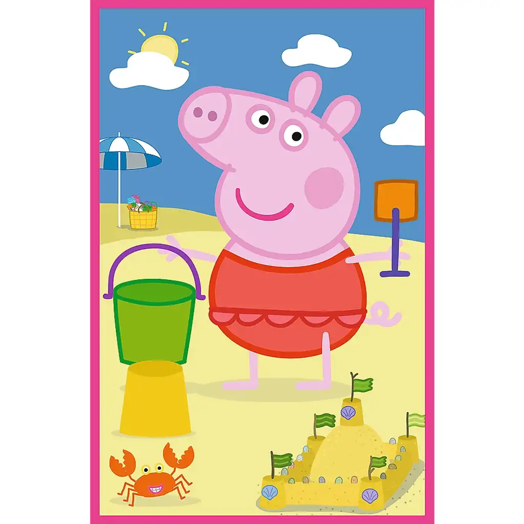 Peppa malac a barátság ereje 3x50db-os puzzle - Trefl kép 4