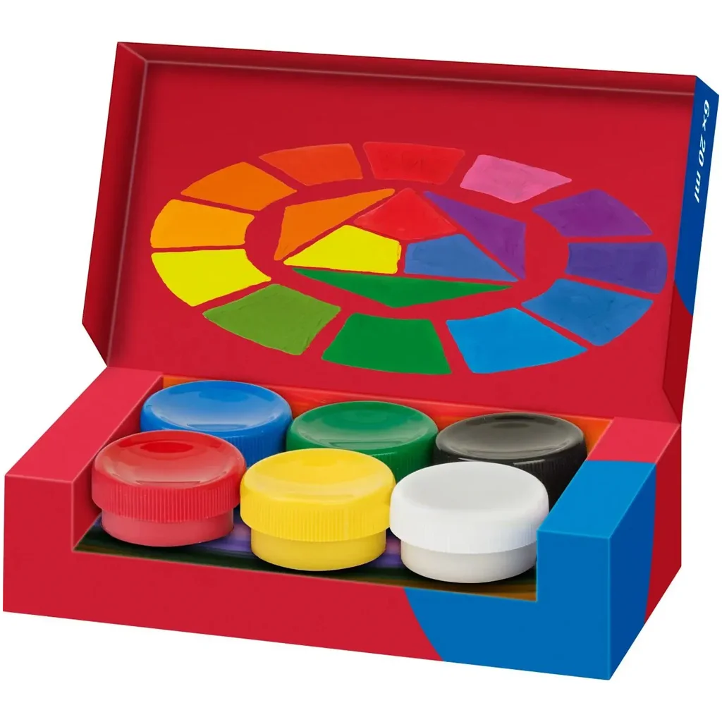 Faber-Castell: Tégelyes tempera szett 6x20ml kép 2