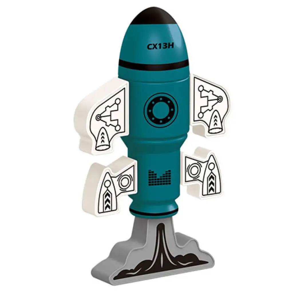 Mágneses rakéta zöld színben kép 2