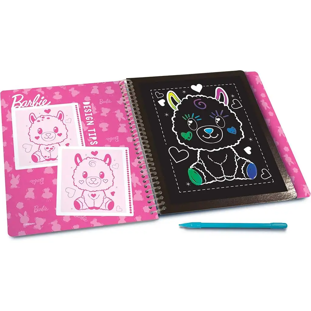 Barbie Cutie képkarc készítő szett 44 oldalas - Lisciani kép 2
