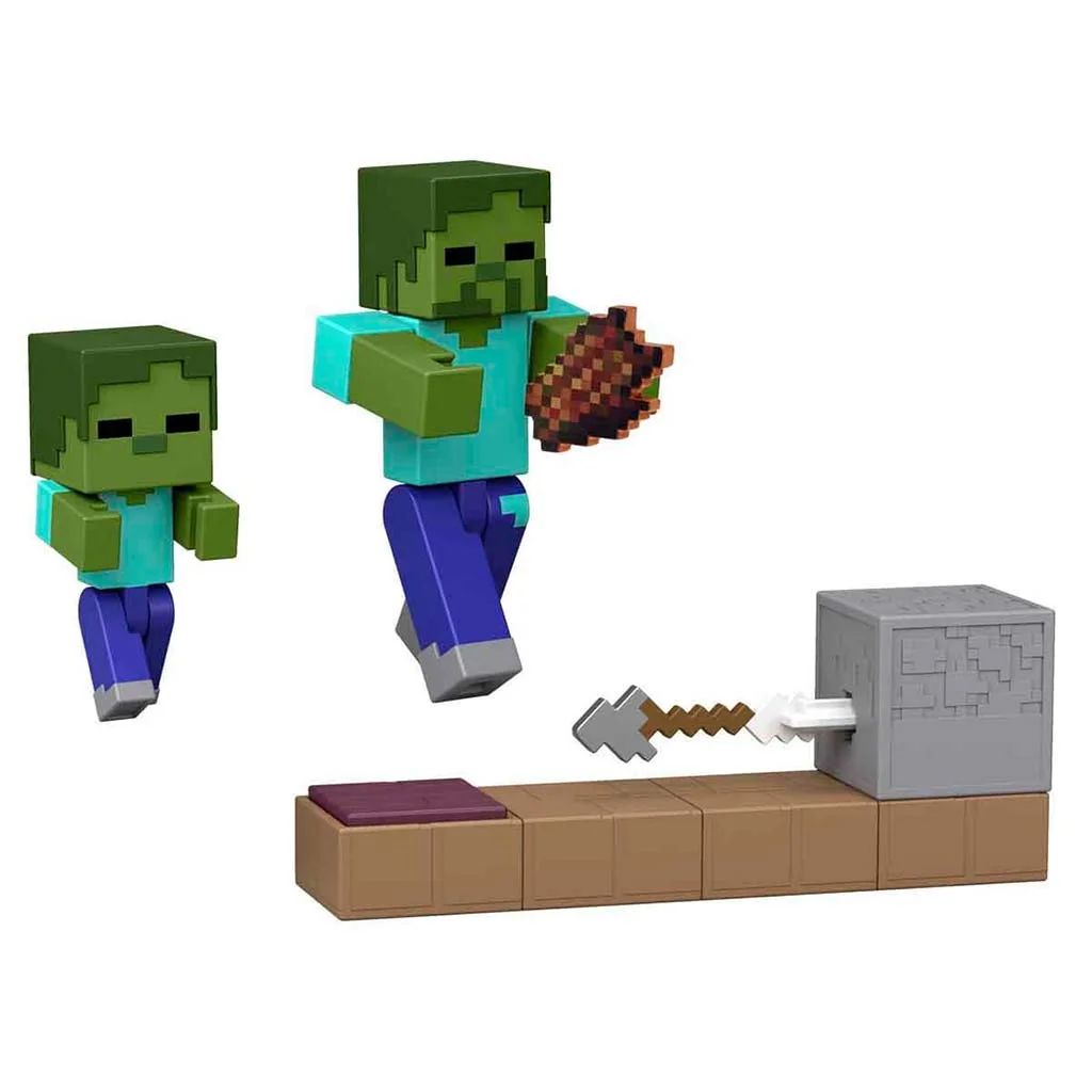 Minecraft: Zombie Arrow Trap akciófigura - Mattel kép 3