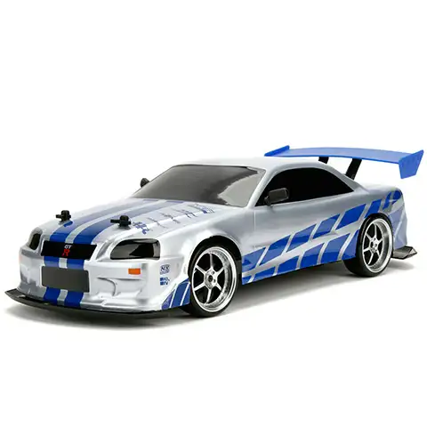 RC Halálos iramban Nissan Skyline GT-R drift távirányítós autó 1/10 - Simba Toys kép 2