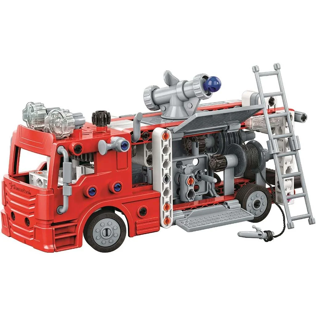 Science & Play: Mechanikai műhely - Tűzoltó autó építőkészlet - Clementoni kép 2