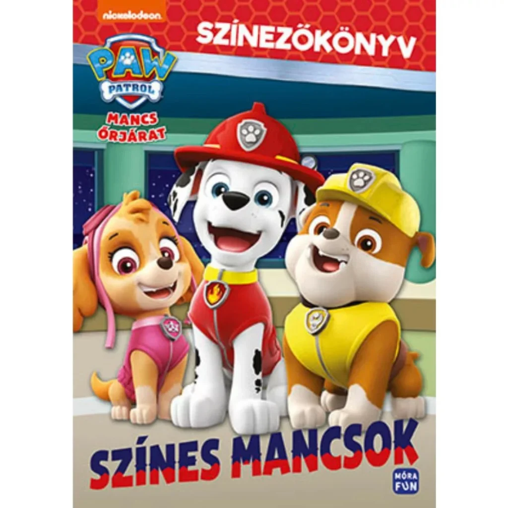 Móra: Mancs Őrjárat - Színes mancsok Színezőkönyv