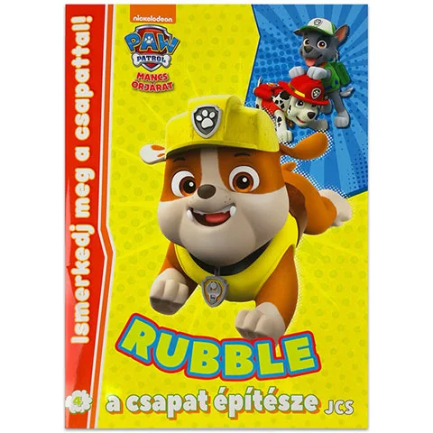 Mancs őrjárat: Ismerkedj meg a csapattal! 4. - Rubble, a csapat építésze foglalkoztató