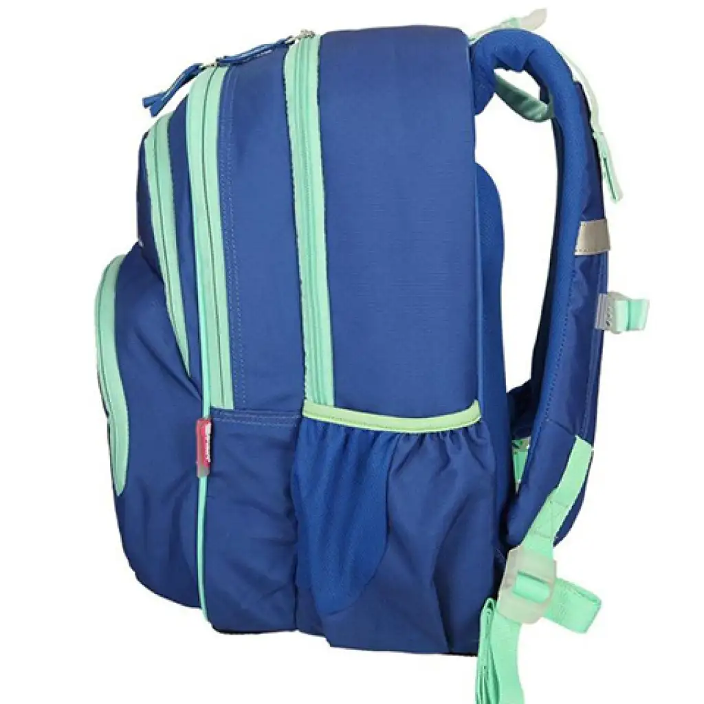 Spirit: Sellő mintás kék színű lekerekített ergonómikus iskolatáska 40x20x18cm kép 2