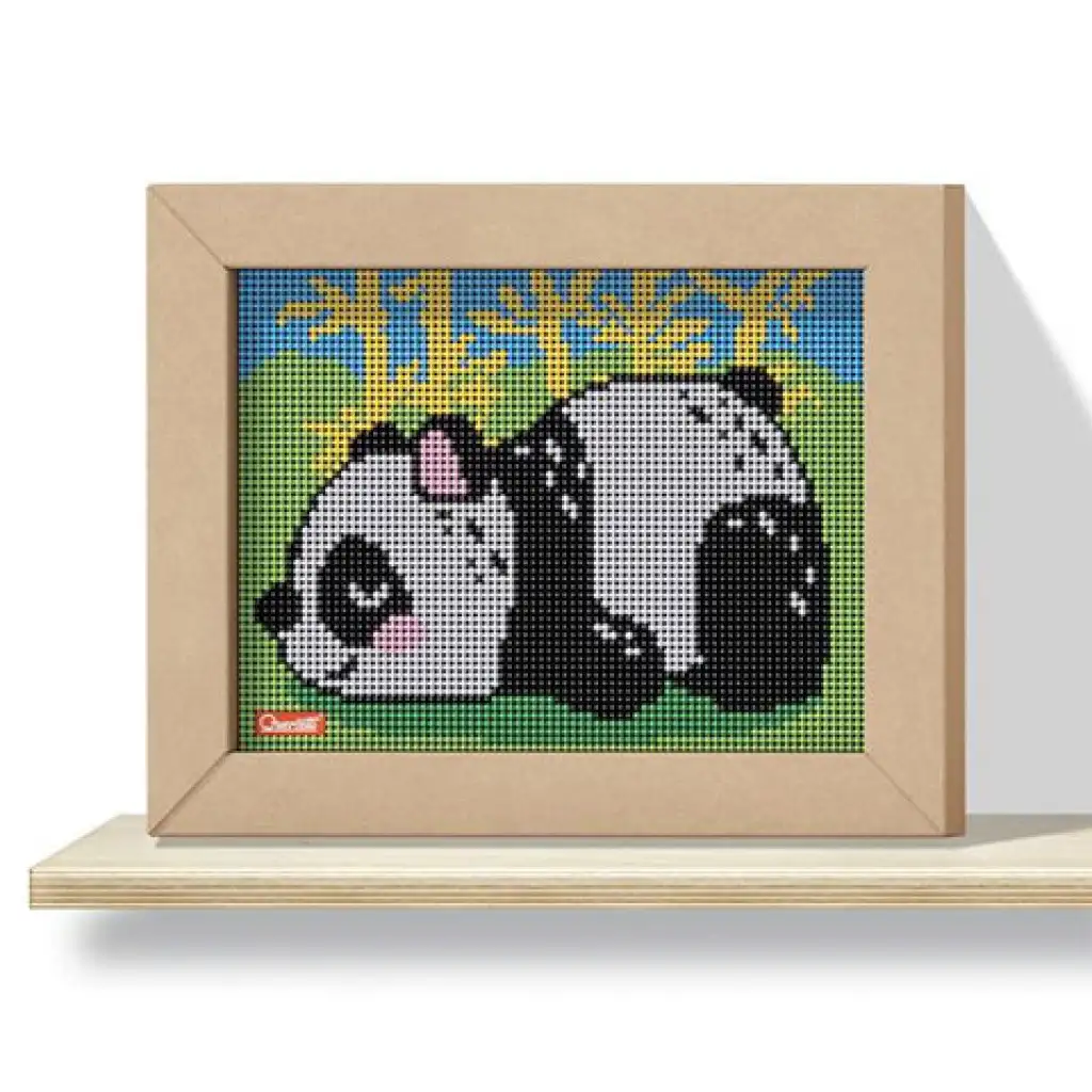 Quercetti: Pixel Art 4 Kawaii Panda pötyi kép 2