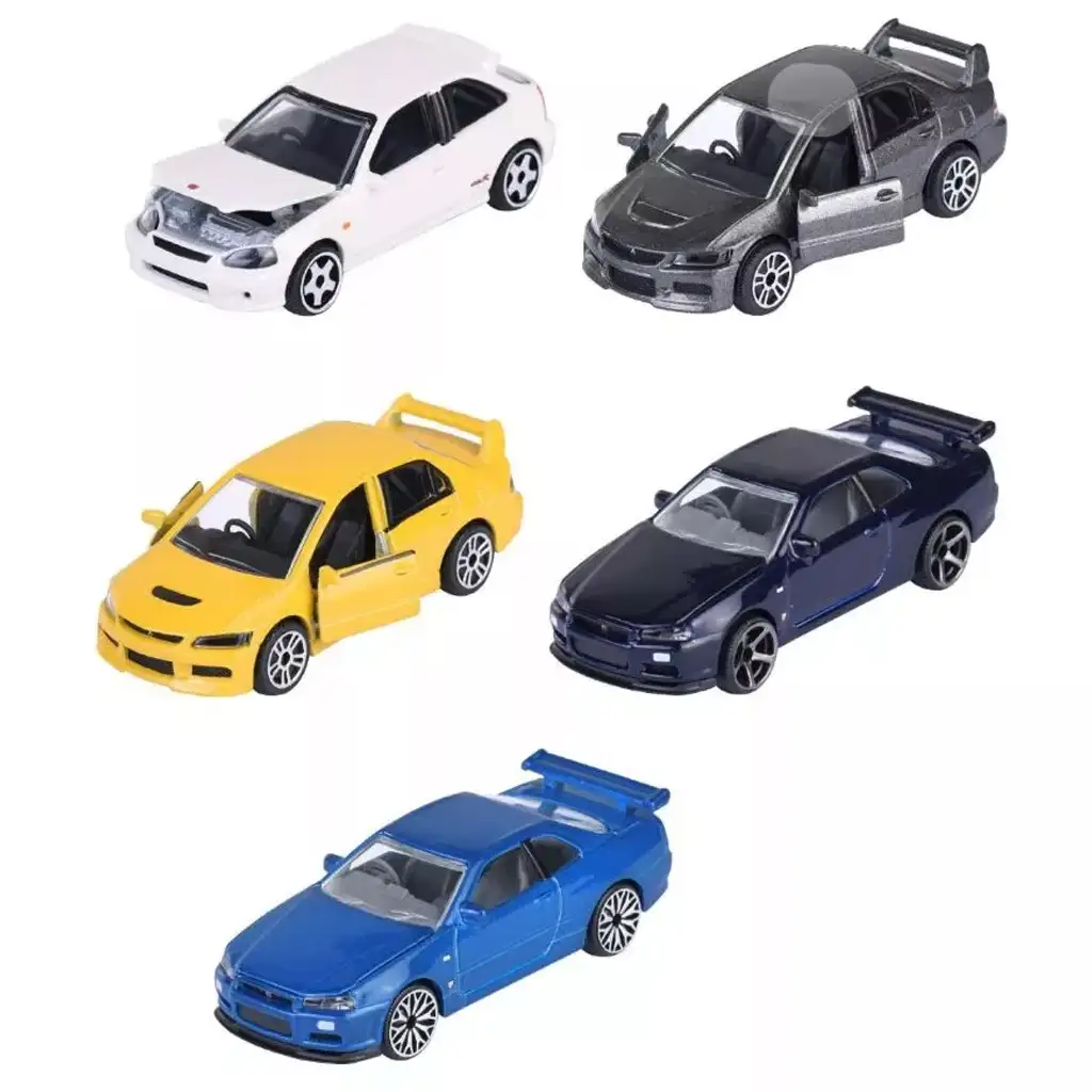 Majorette: Japan series fém autómodellek 15. széria többféle változatban 1/64 1db kép 2