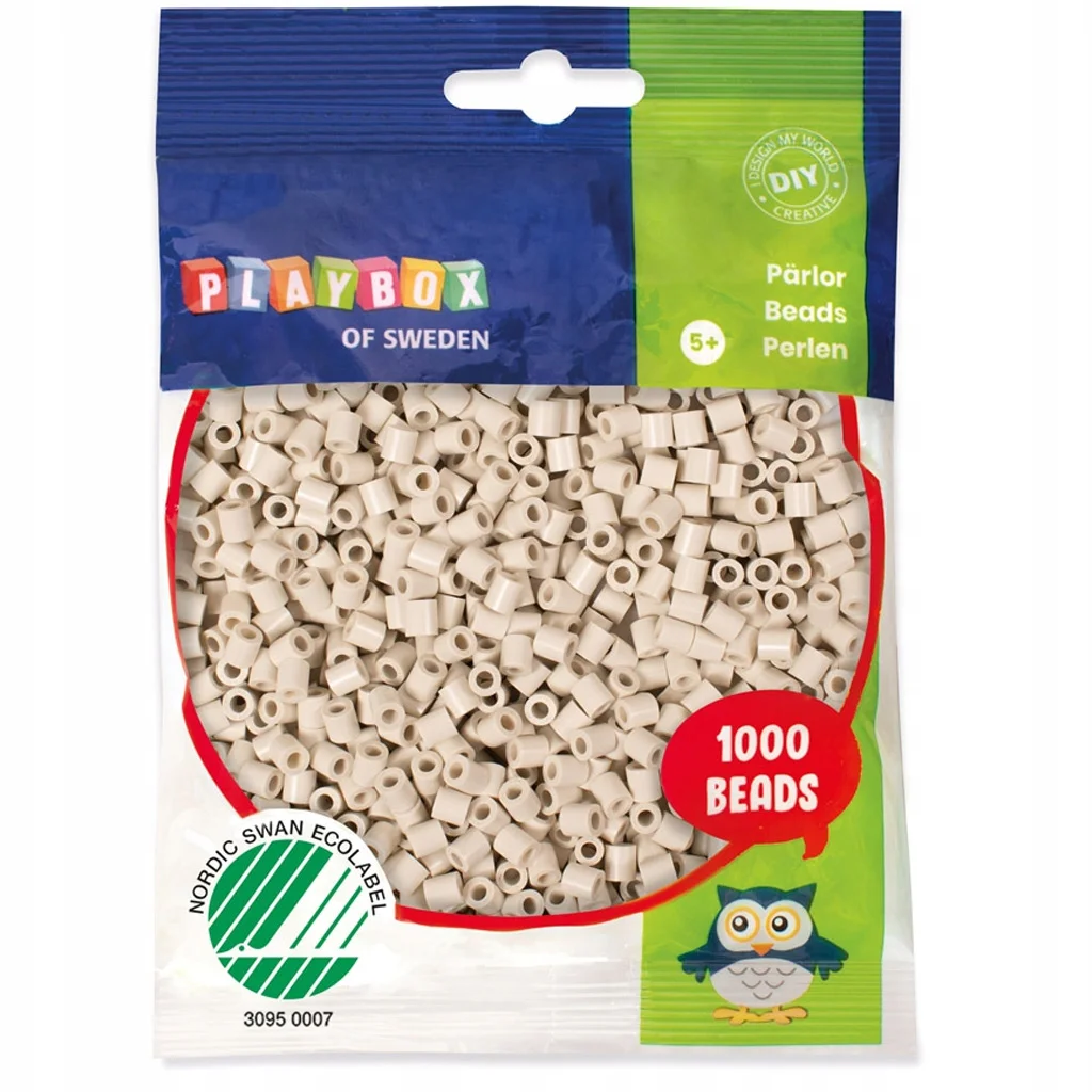 PlayBox: 5mm-es MIDI vasalható 1000db-os gyöngy világos barna színben