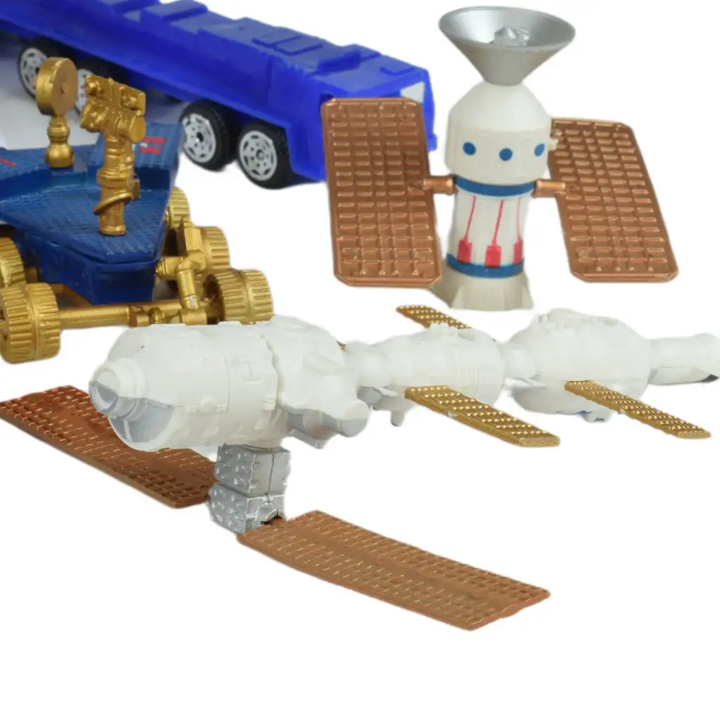 Space Team: Űr játékszett járművekkel, műholddal és kiegészítőkkel kép 3