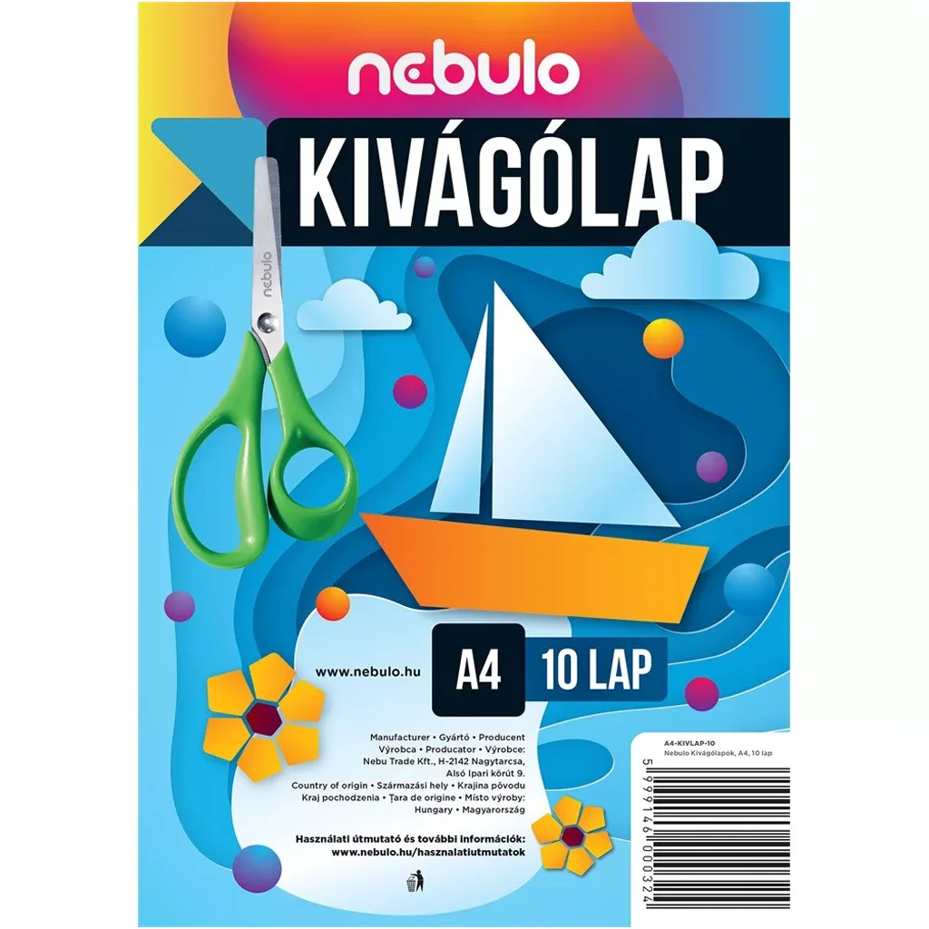 Nebulo: Kivágólap A/4-es 10lap