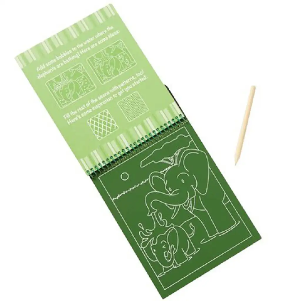 Szafari képkarc füzet - Melissa & Doug kép 2