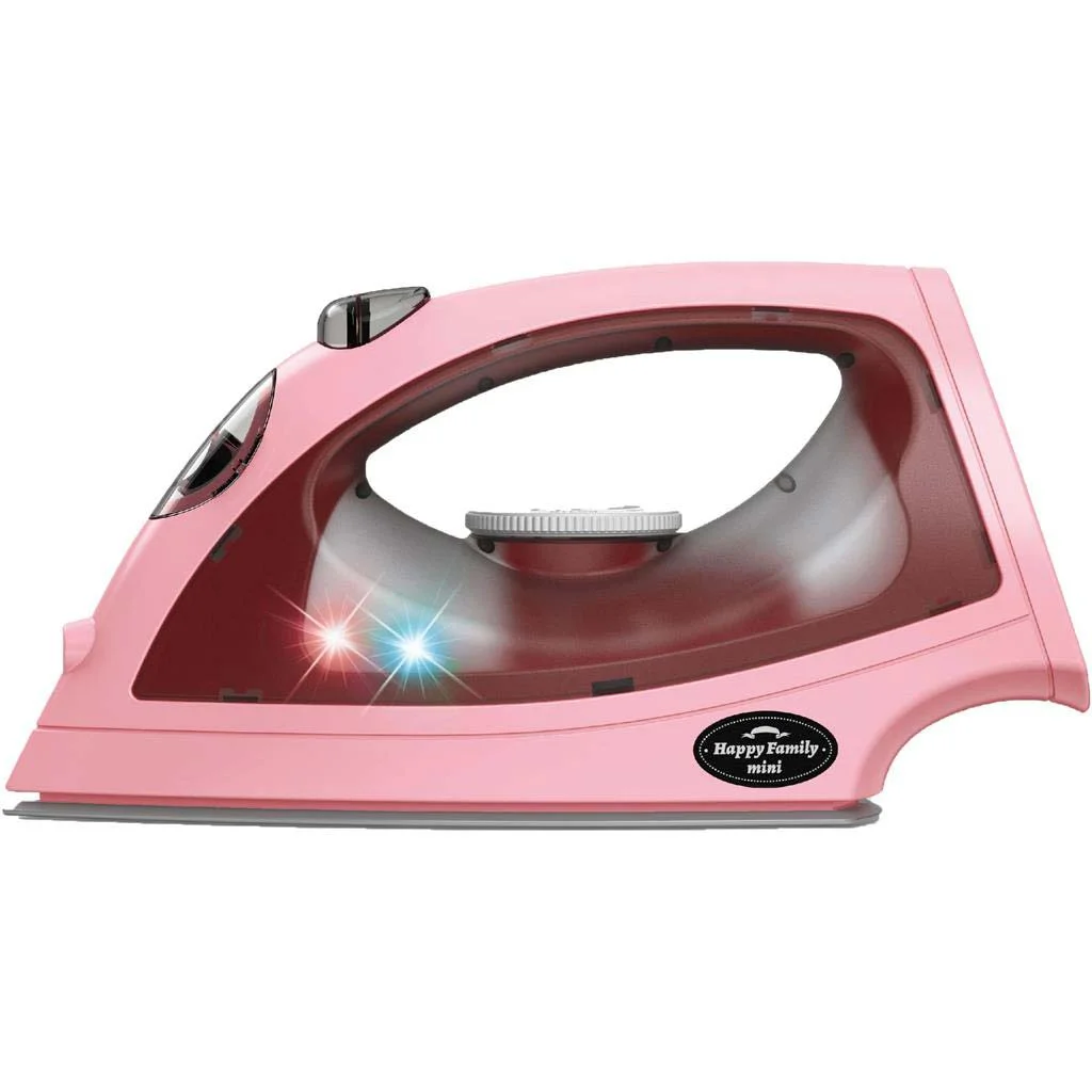 Luna: Happy Family Rózsaszín elektromos vasaló fénnyel és hanggal kép 2