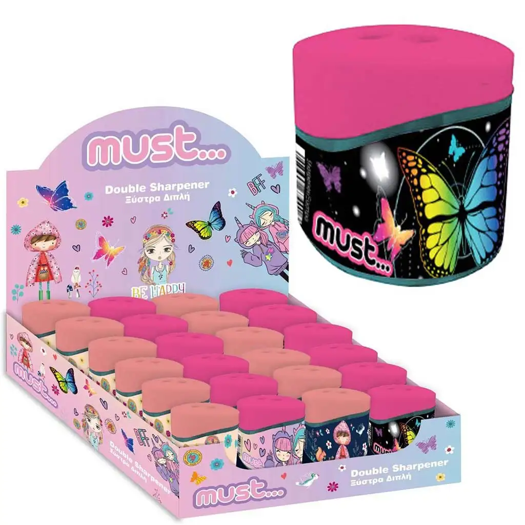 Must: Boho Girl Kétlyukú tartályos hegyező többféle változatban 1db kép 3