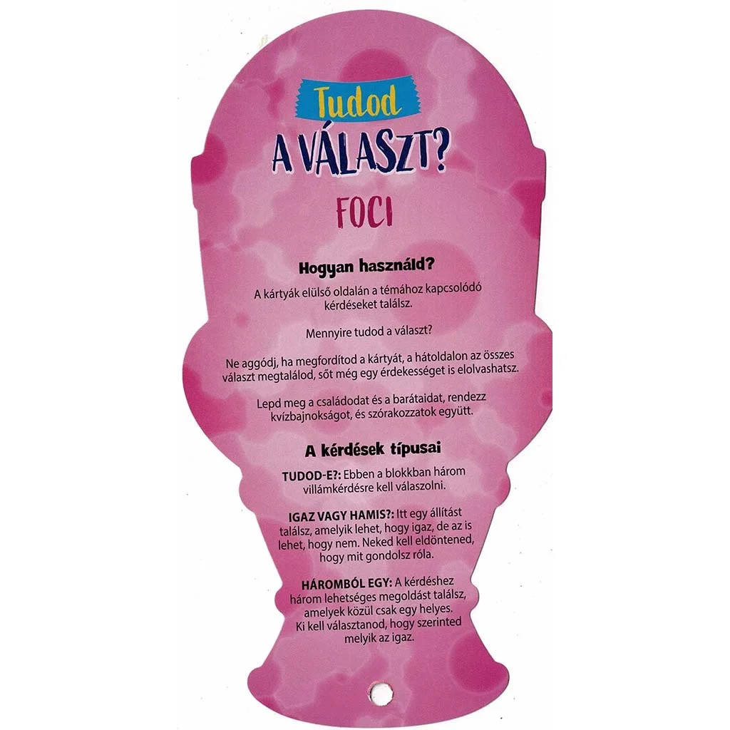 Tudod a választ? - Foci kép 2