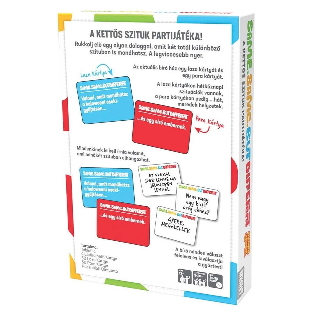 Same Same but Different - Quick Play kiadás parti társasjáték kép 2