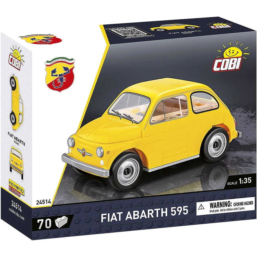 COBI: Fiat Abarth 595 építőjáték (24514)