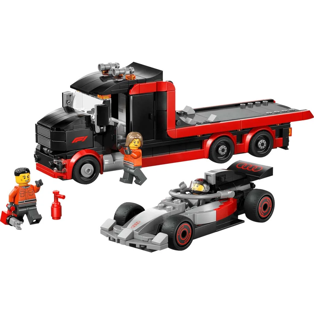 LEGO® City: F1®-es kamion egy F1®-es Audi versenyautóval (60493) kép 2