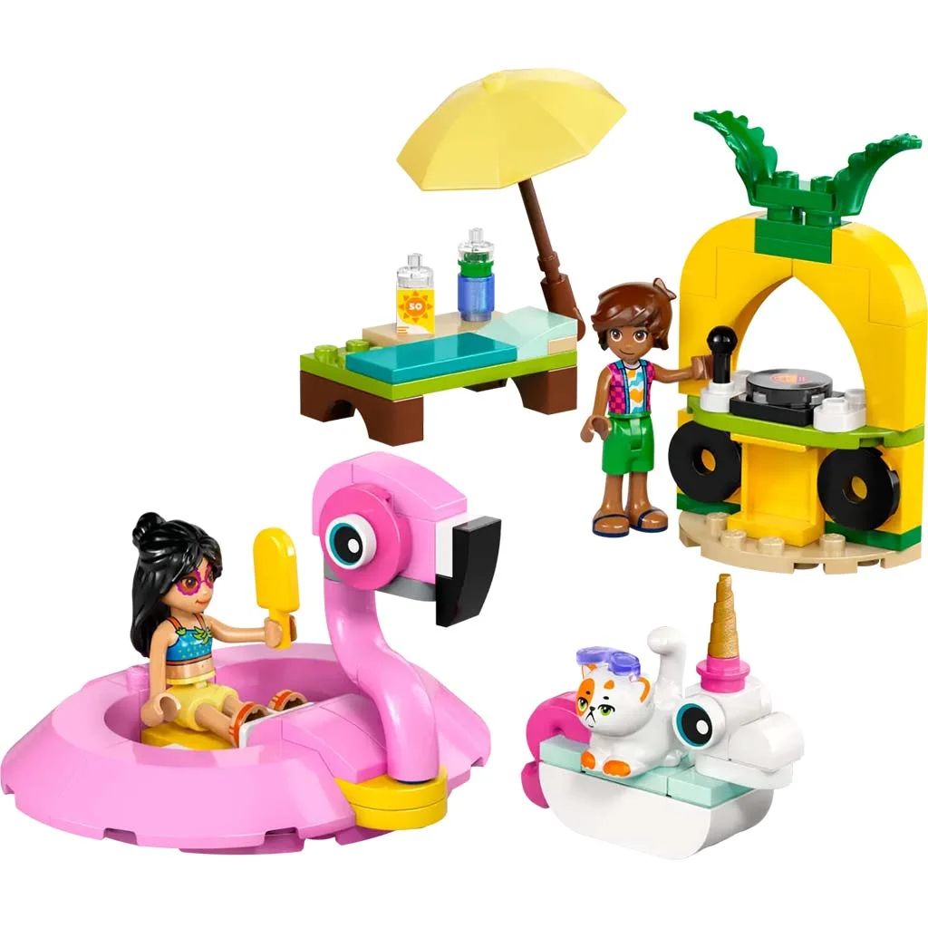 LEGO® Friends: Medencés buli flamingóval és egyszarvúval (42658) kép 3