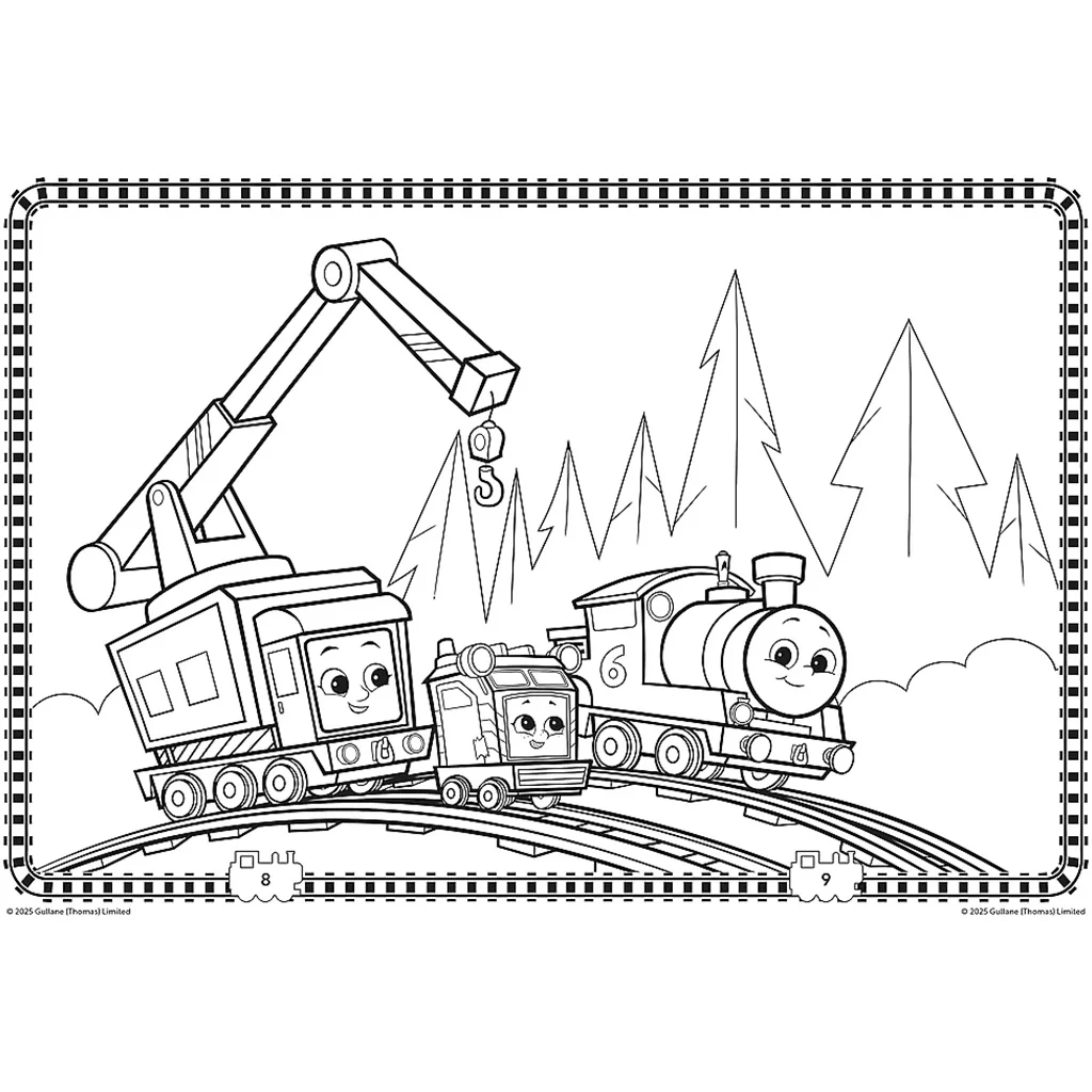 Thomas és barátai kifestőkönyv - Trefl kép 3