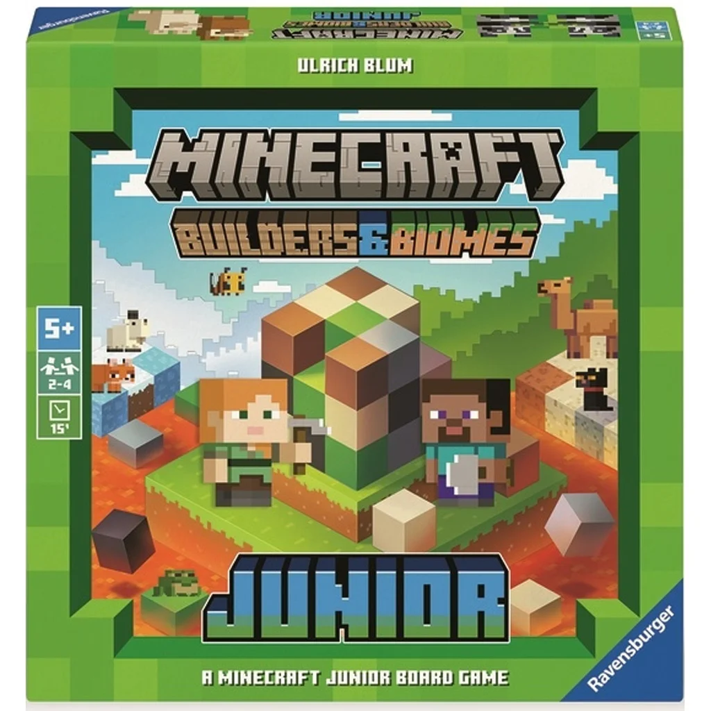Minecraft: Builders & Biomes junior társasjáték - Ravensburger
