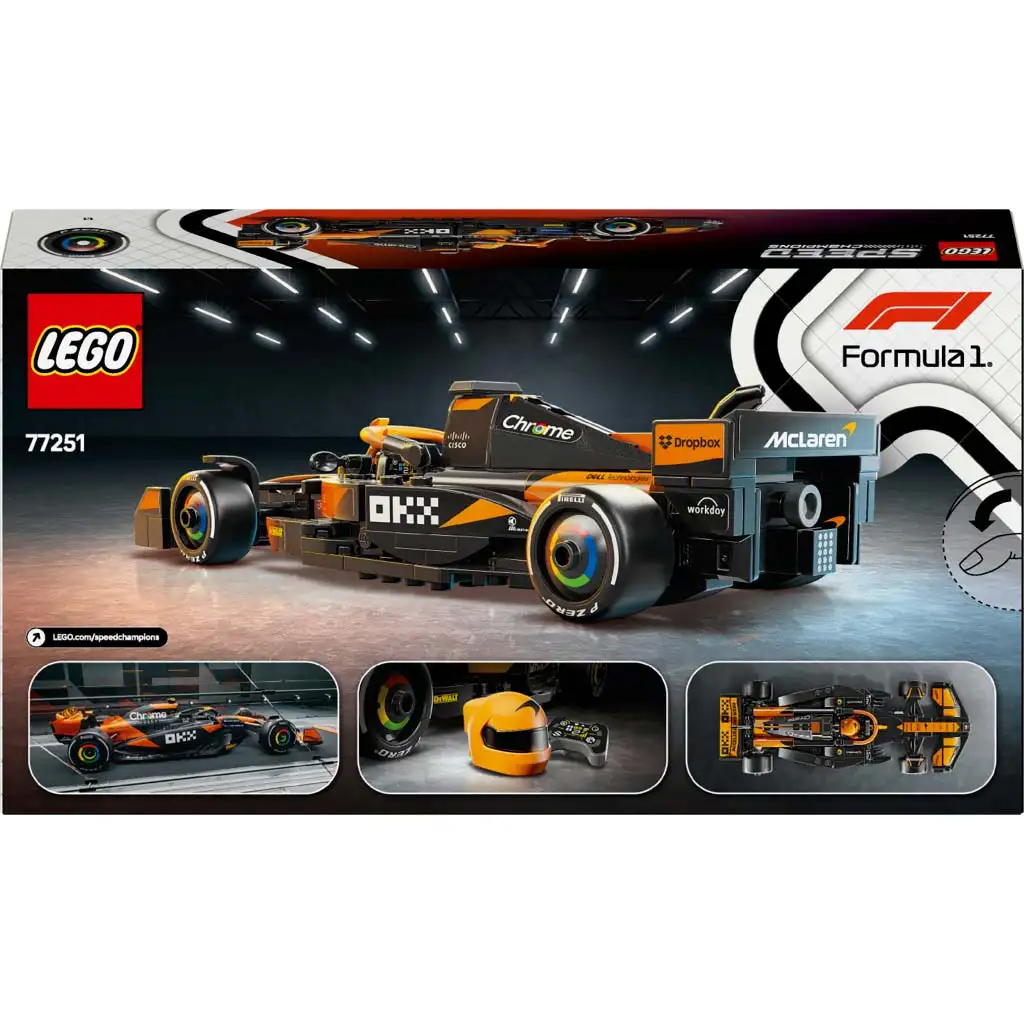 LEGO® Speed Champions: McLaren F1® Team MCL38 versenyautó (77251) kép 2
